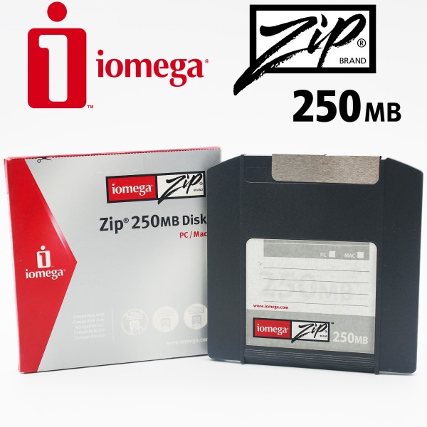 STORAGE DATI IOMEGA ZIP 250 MB DISK PC/MAC DISCO MEMORIA FLOPPY DISCHETTO