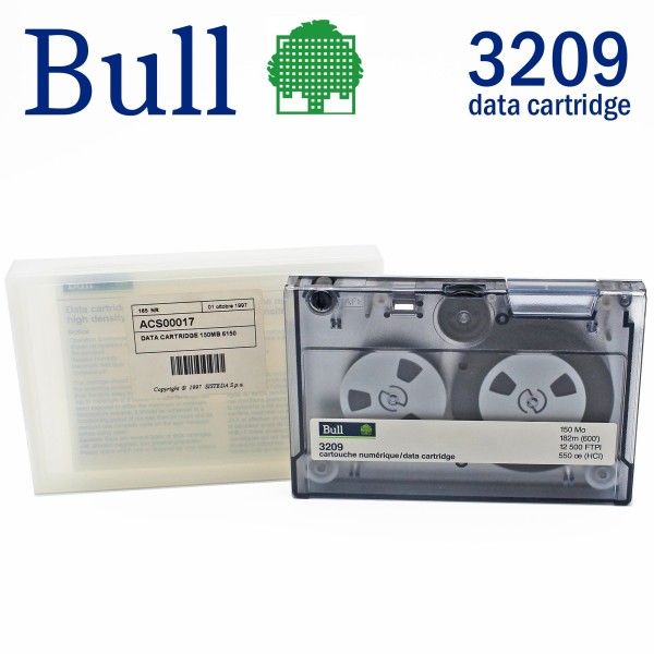 STORAGE DATI BULL 3209 CARTUCCIA 150 MB 6150 182M 12500FTPI DATA CARTRIDGE