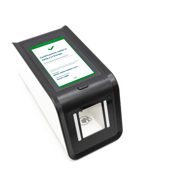 AUTENTICATORE GREEN PASS LETTORE SCANSIONE SCANNER COVID CERTIFICAZIONE VERDE