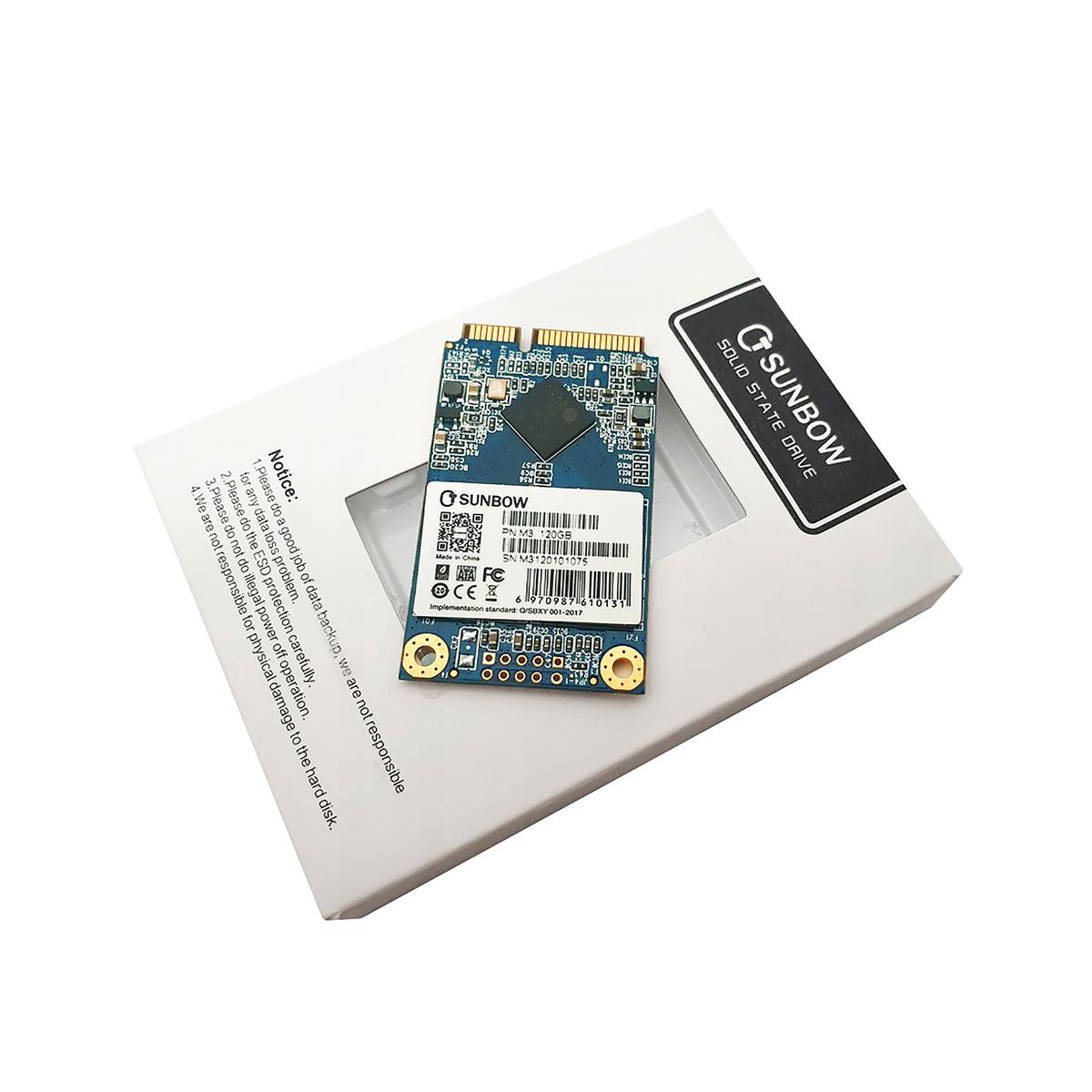 SSD 120gb Msata Sunbow Uk-swj-m3 Sólido State Drive PC Portátil Escritorio _ - Imagen 3 de 3
