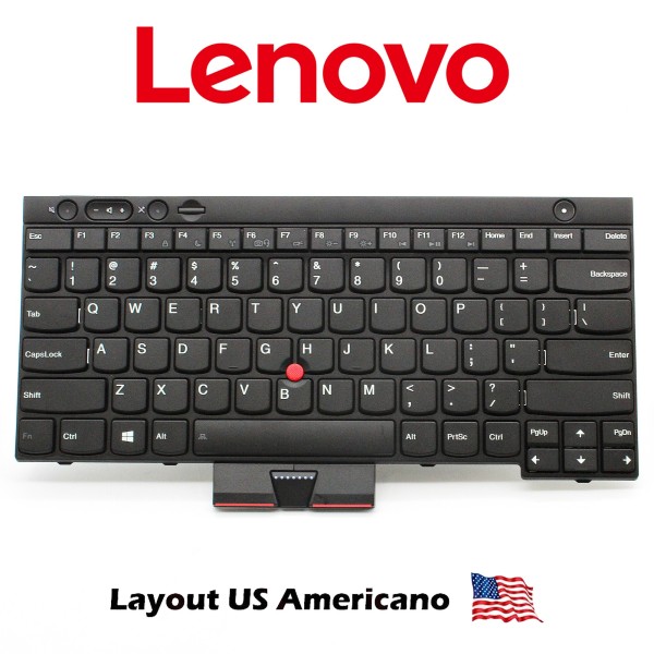 TASTIERA ORIGINALE LENOVO X230 T430 T530 W530 L530 LAYOUT USA US CON TRACKPOINT