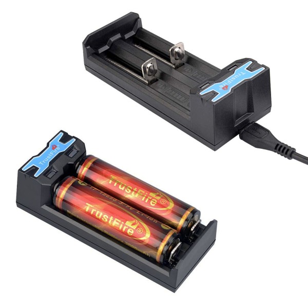 CARICATORE BATTERIA BATTERIE 18650 10440 14500 16340 17335 17670 18350 18500