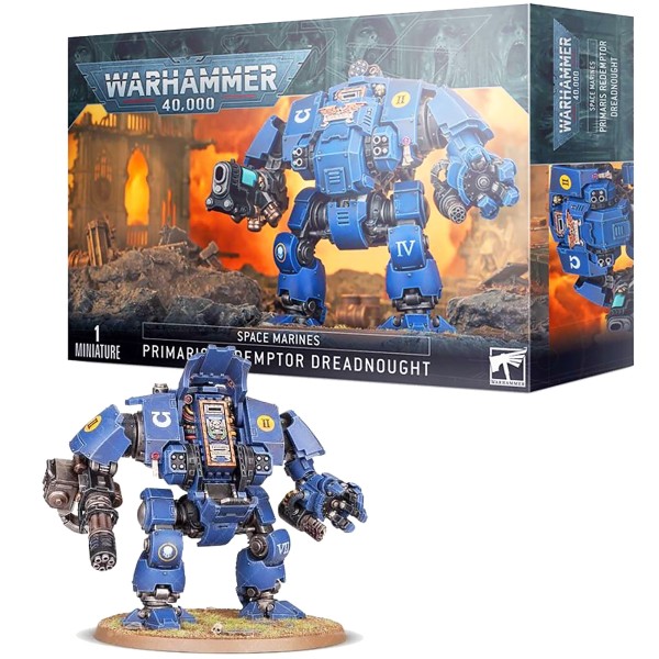 WARHAMMER SPACE MARINES PRIMARIS REDEMPTOR DREADNOUGHT SPAZIALI MARINI MINIATURA