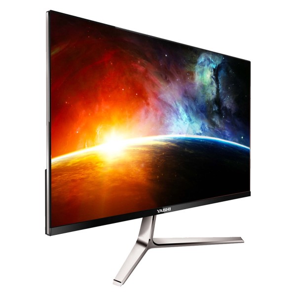 MONITOR 24" 16:9 SCHERMO LED IPS FULL HD MULTIMEDIALE PC HDMI VGA JACK AUDIO