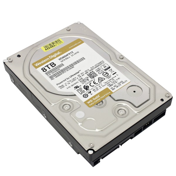 HARD DISK 3,5" 8TB WESTERN DIGITAL WD GOLD WD8004FRYZ SATA 6GB/S INTERNO