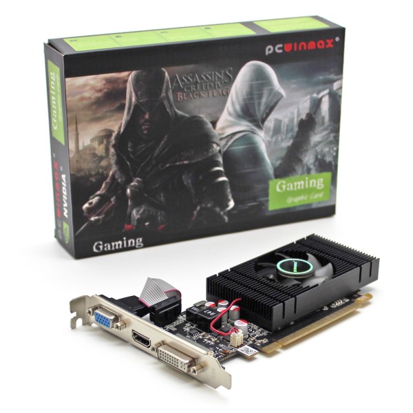 SCHEDA VIDEO PCWINMAX NVIDIA GT730 4GB DDR3 HDMI DVI LOW PROFILE LP GAMING