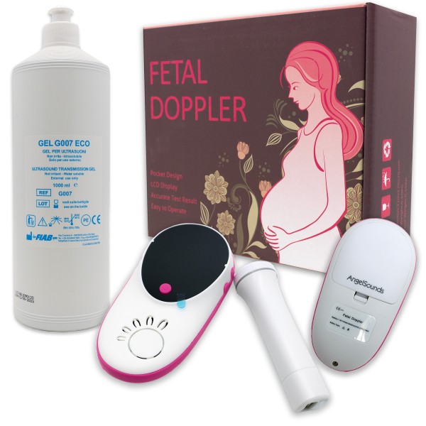 DOPPLER FETALE PRENATAL MONITOR BATTITO CUORE PROFESSIONAL NEOSTAR + GEL 1000ML