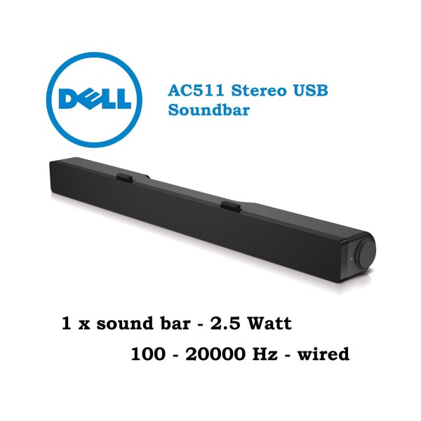 SOUND BAR MULTIMEDIA SPEAKERS AC511 ZYLUX DELL E2014H MULTIMEDIALE CASSE