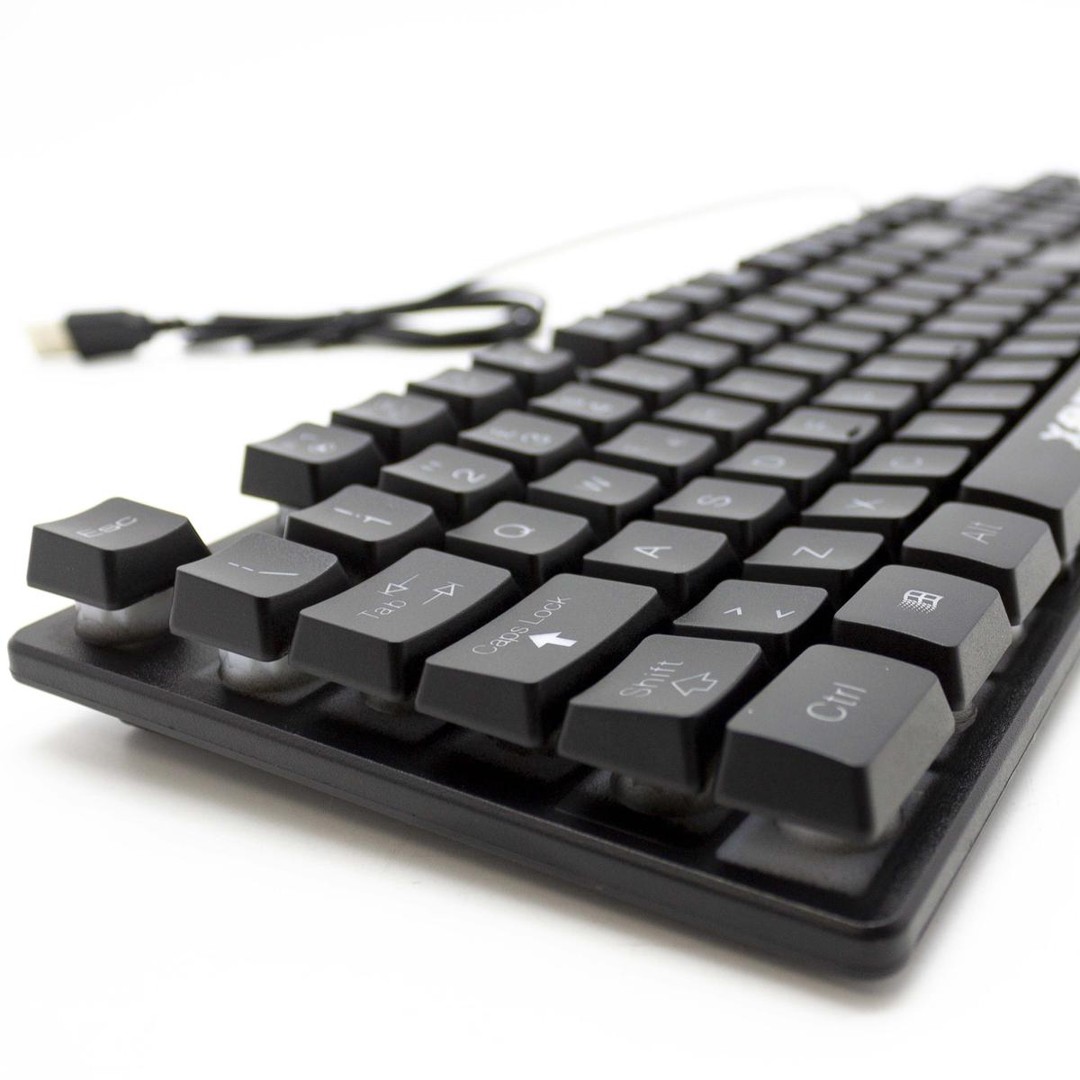 Kit Optical Mouse And Keyboard Layout Italian Multimedia RGB 3200DPI Gaming - Picture 10 of 10