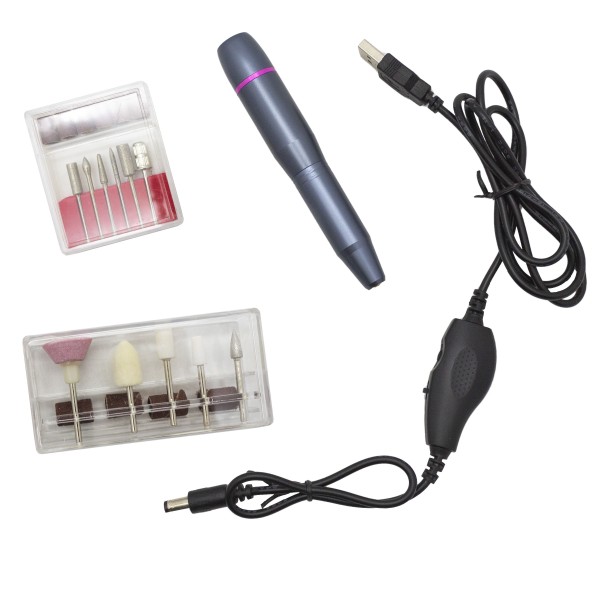 LIMA ELETTRICA FRESA PER UNGHIE VELOCITA’ REGOLABILE MANICURE PEDICURE NAIL KIT