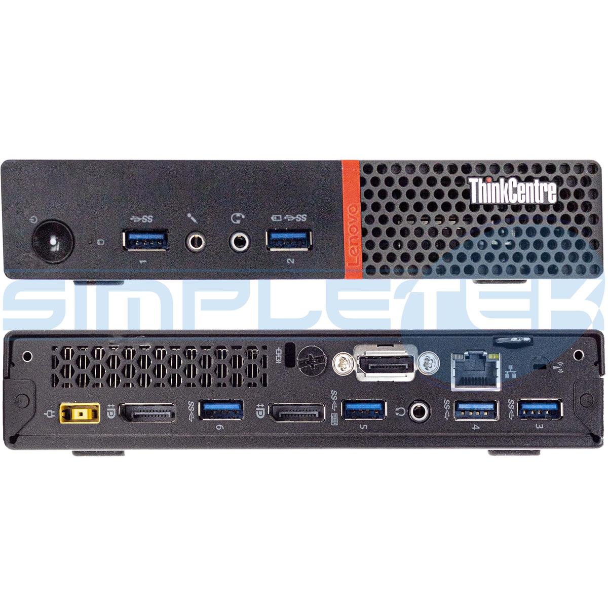 Mini Desktop Computer Desktop Lenovo M900 i5 3,1GHz Windows 10 pro Kit 8GB SSD - Picture 2 of 8
