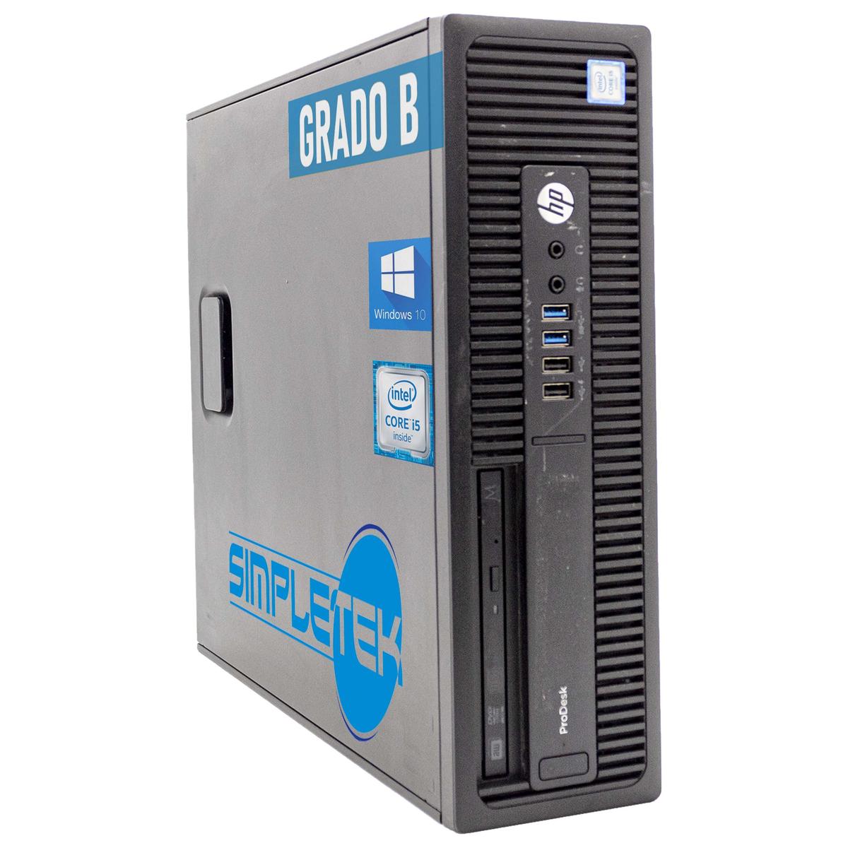 PC Computer Desktop HP Prodesk 600 G2 i5 6500 Windows 10 Pro 16 GB 240 GB SSD