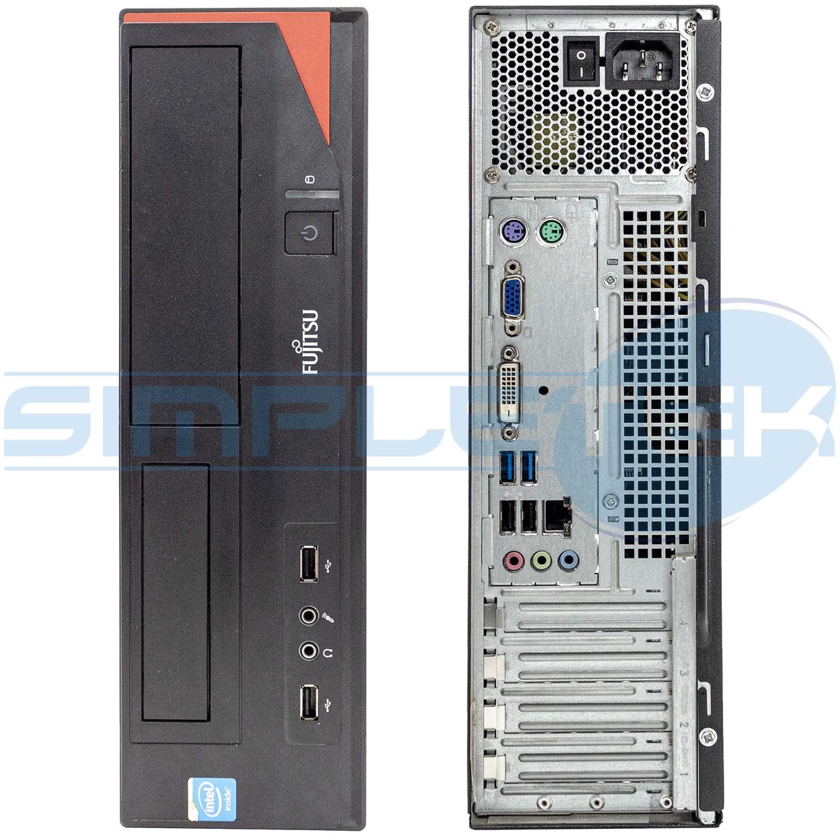 PC Desktop Fujitsu Esprimo E420 E85+ SFF Celeron Windows 10 Profi 4GB SSD - Bild 3 von 5
