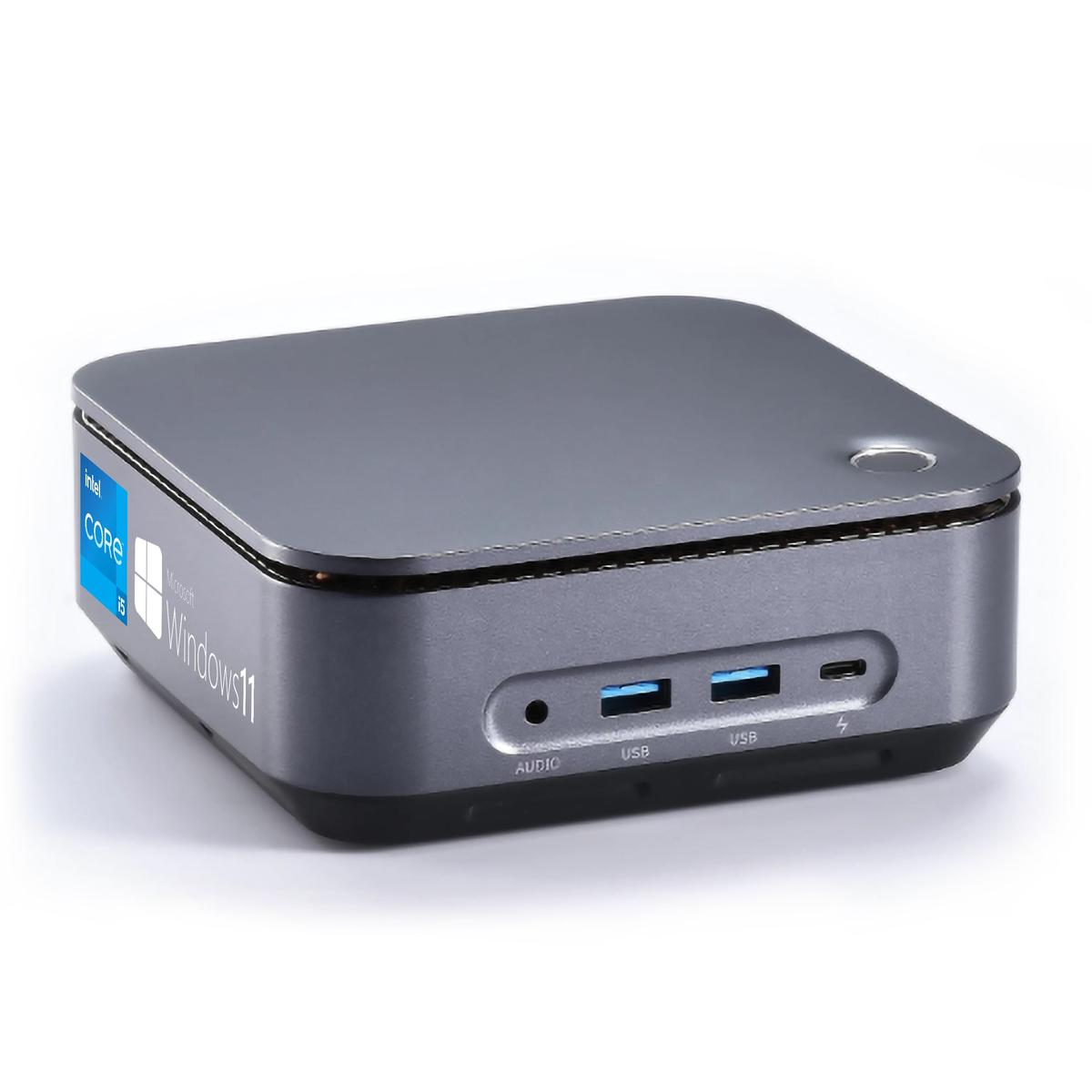 Mini PC i5 40oz7 Fixed Box Windows 11 Pro Wifi + BT HDMI RAM 16GB SSD M2 480GB - Picture 1 of 8
