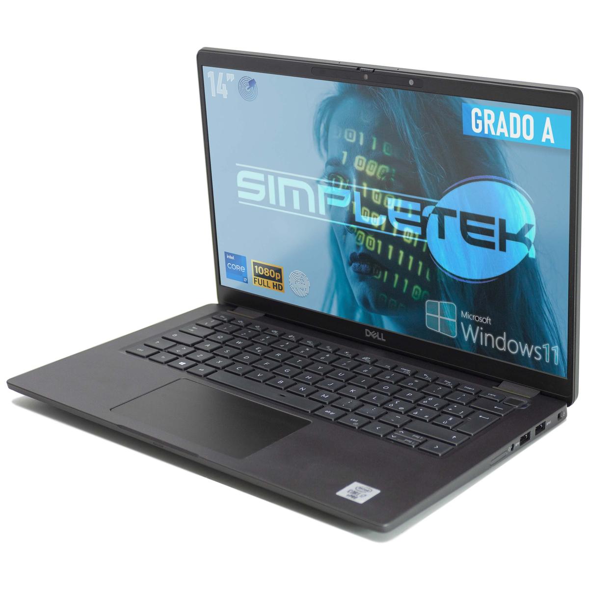 Dell 7410 14 " i7 10610U 16GB 500GB Tactile Écran Tactile Ordinateur Portable PC - Photo 3/7