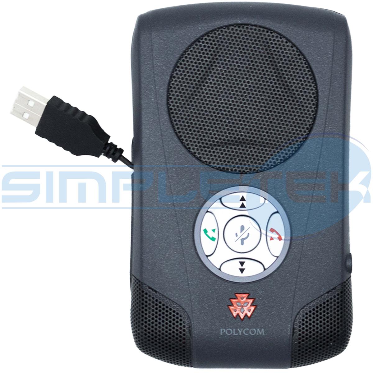 Polycom Cx100 Sprecher Gehäuse USB Mikrofon Conference Tastatur Aufbereitet - Bild 2 von 2