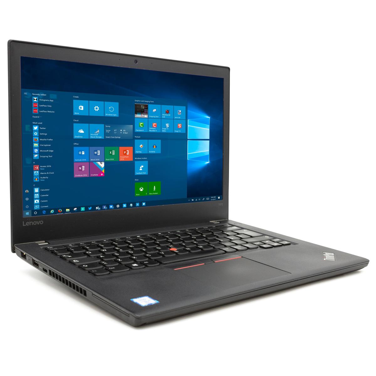 Lenovo T470 i5 14" Touchscreen Windows 10 Notebook Portátil RAM 8GB SSD 480GB - Imagen 1 de 8