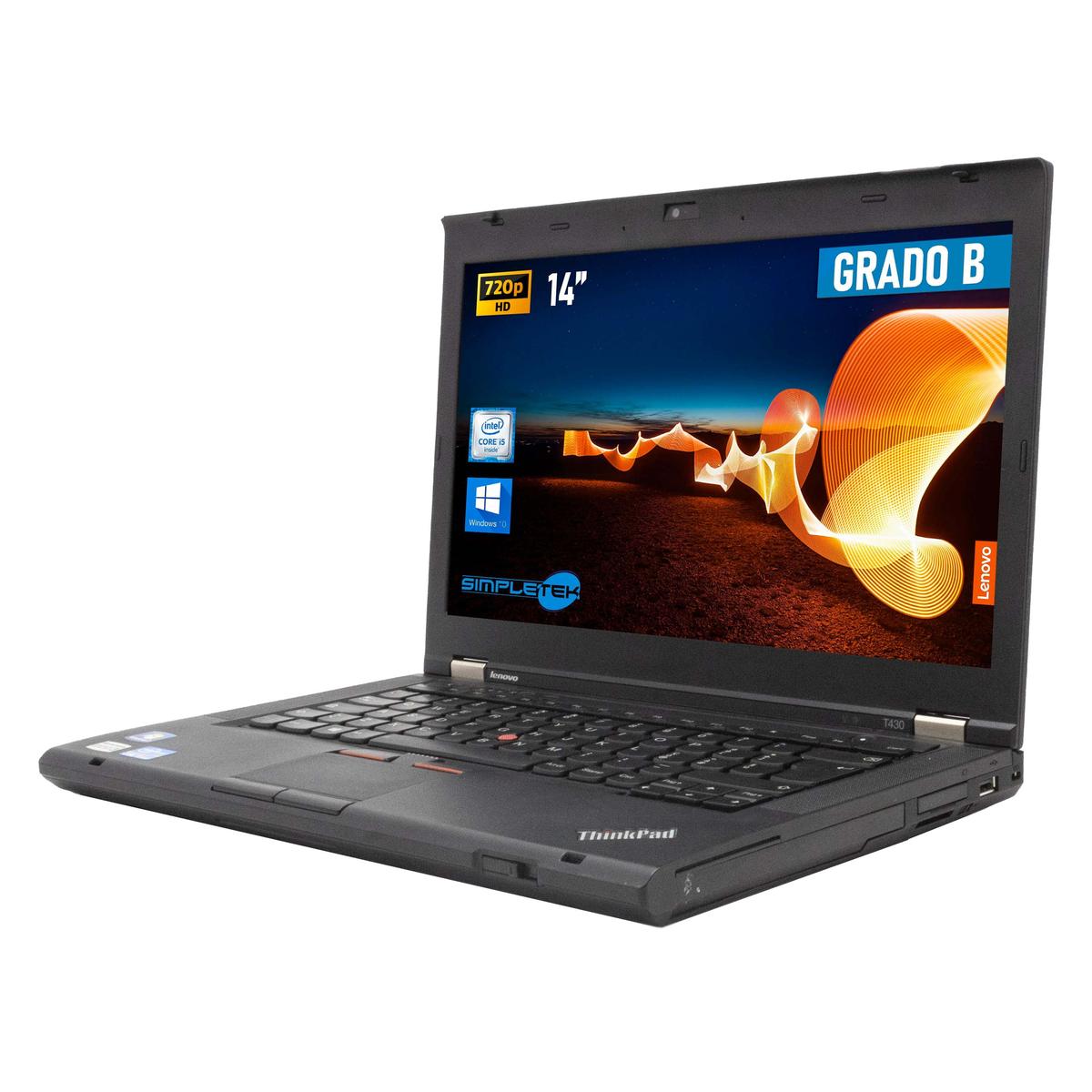 PC COMPUTER PORTATILE LENOVO T430 i5 14" WIN 10 TASTIERA ITA 8 GB 240 GB SSD - Imagen 1 de 4