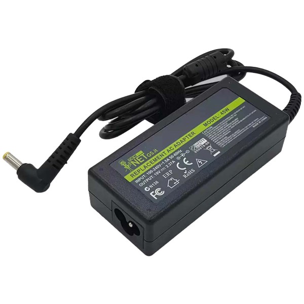 ALIMENTATORE ACER ASPIRE ONE 45W 19V 2.37A 5.5MM X 1.7MM D150 D250 D255 D260