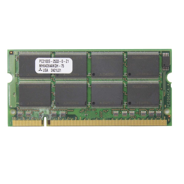 MISTUBISHI MH64D64AKQH-75 512MB 266MHZ DDR DDR1 SODIMM MEMORIA BANCO MODULO RAM