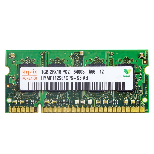 HYNIX HYMP112S64CP6-S6 AB 1GB MHZ PC2 DDR2 800MHZ SODIMM MEMORIA BANCO MODULO RAM