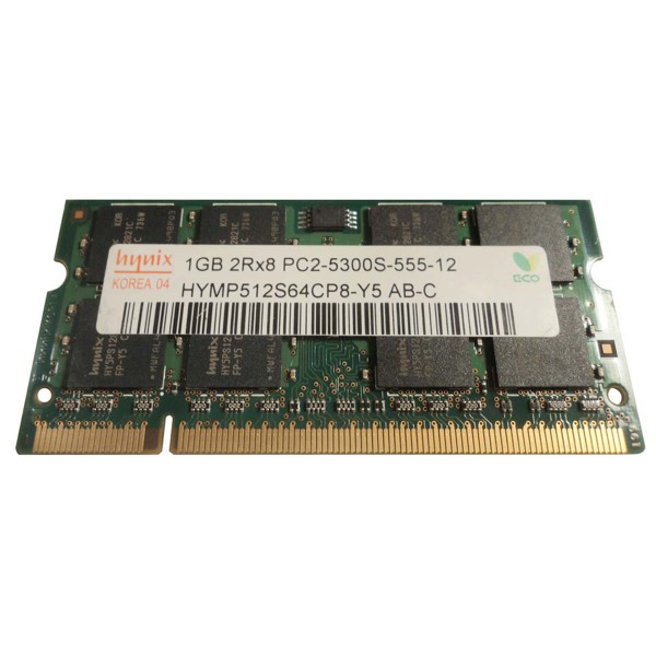 HYNIX HYMP512S64CP8-Y5 AB-C DDR2 1GB PC2 667MHZ SODIMM MEMORIA BANCO MODULO RAM