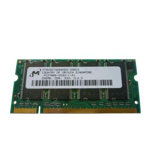 MICRON MT8VDDT3264HDG-335C3 DDR1 256MB 333MHZ DDR DDR1 SODIMM BANCO MODULO RAM