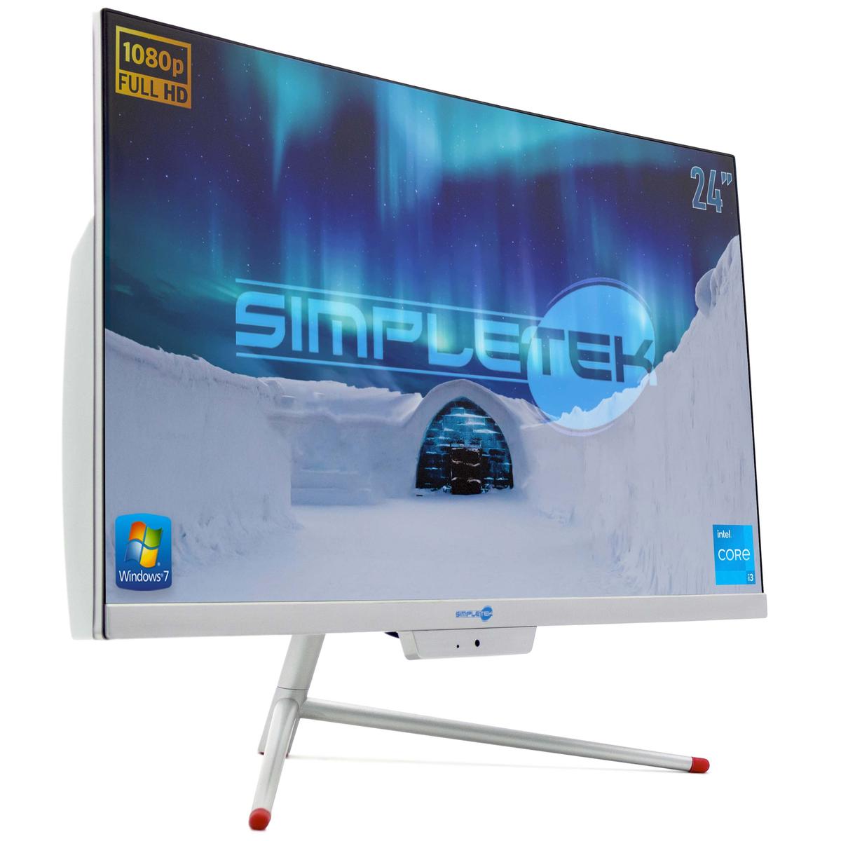 Aio Tout en Un i3 24 " Full HD Victoire 7 RAM 4GB SSD 120GB Ordinateur PC Fixed - Photo 4/13
