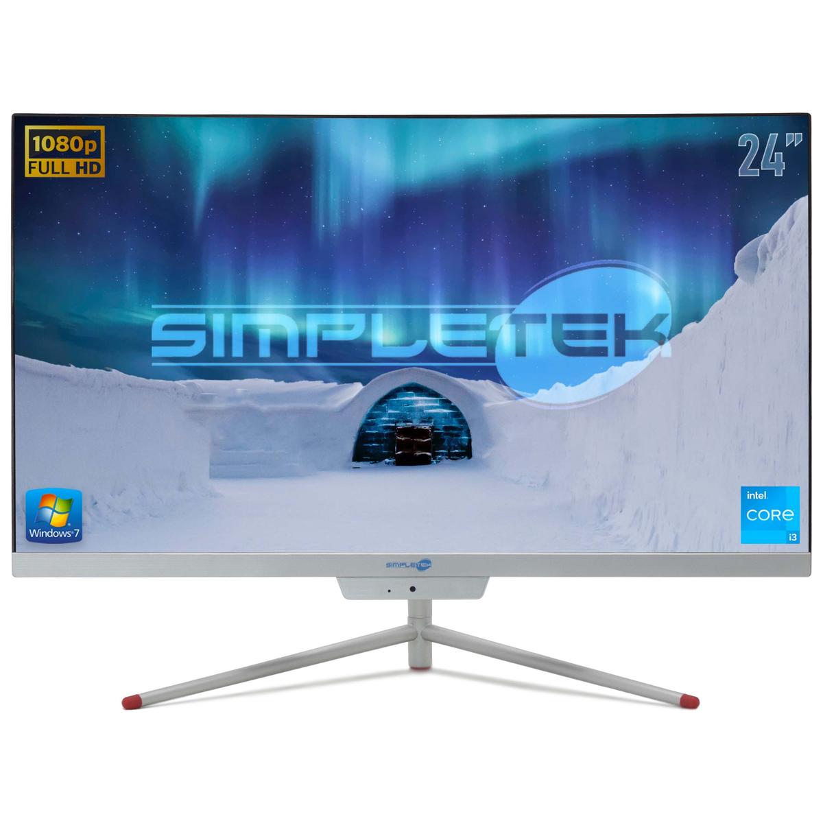 Aio Tout en Un i3 24 " Full HD Victoire 7 RAM 4GB SSD 120GB Ordinateur PC Fixed - Photo 3/13