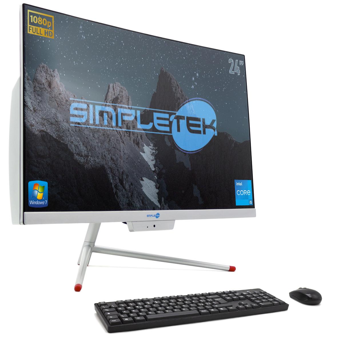 Aio All IN One i5 24 " Full HD Win 7 RAM Kit 16GB SSD 480GB PC Desktop Computer