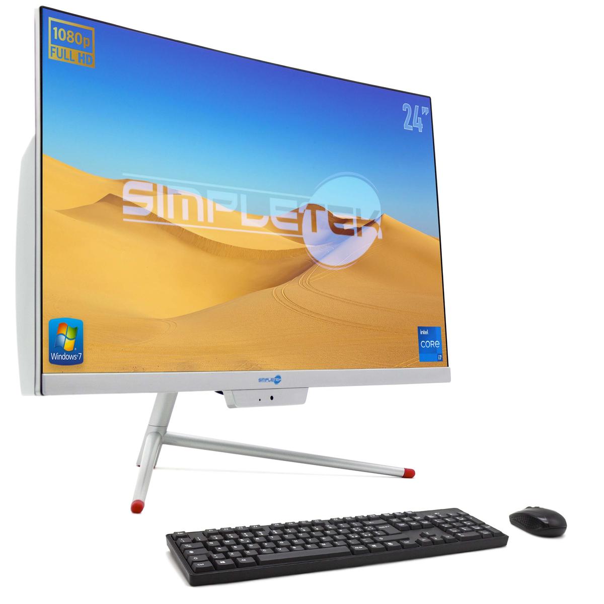 Aio Tout en Un i7 24 " Full HD Victoire 7 RAM 16GB SSD 960GB Ordinateur PC Fixes
