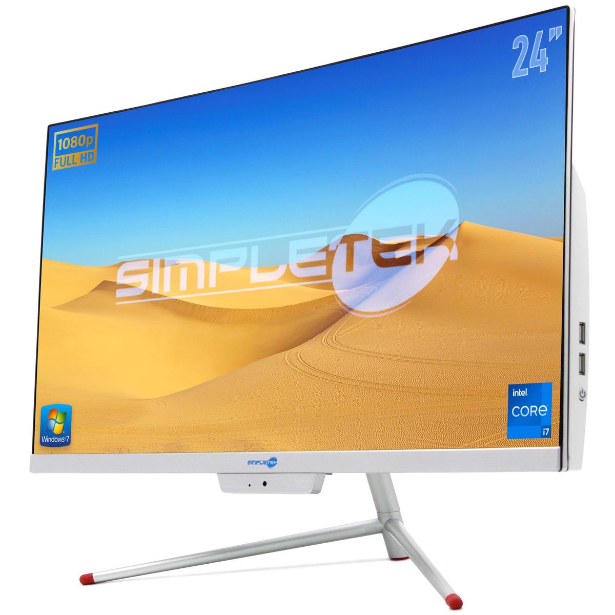 Aio Tout en Un i7 24 " Full HD Victoire 7 RAM 16GB SSD 960GB Ordinateur PC Fixes - Photo 2/13