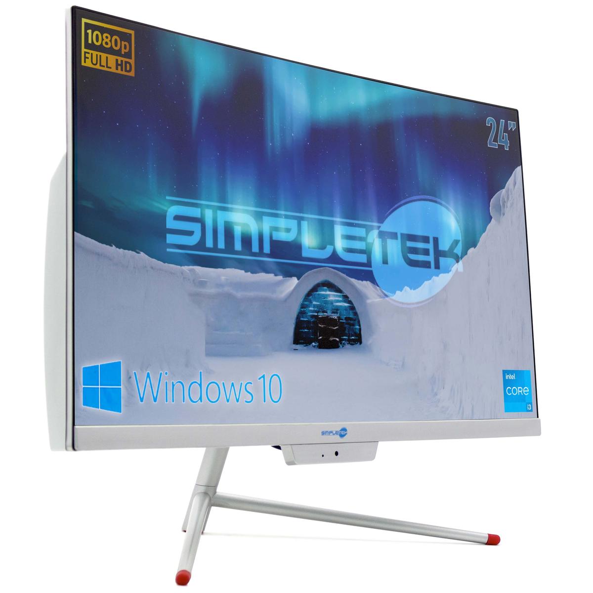 Aio All IN One i3 24 " Full HD WIN10 RAM 16GB SSD 480GB PC Desktop Computer Bent - Picture 2 of 13