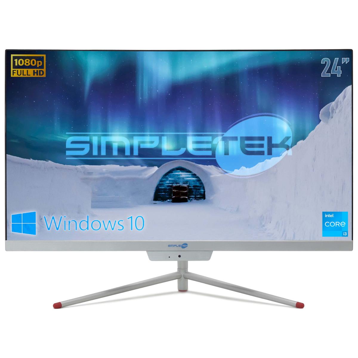 Aio All IN One i3 24 " Full HD WIN10 RAM 16GB SSD 480GB PC Desktop Computer Bent - Picture 3 of 13