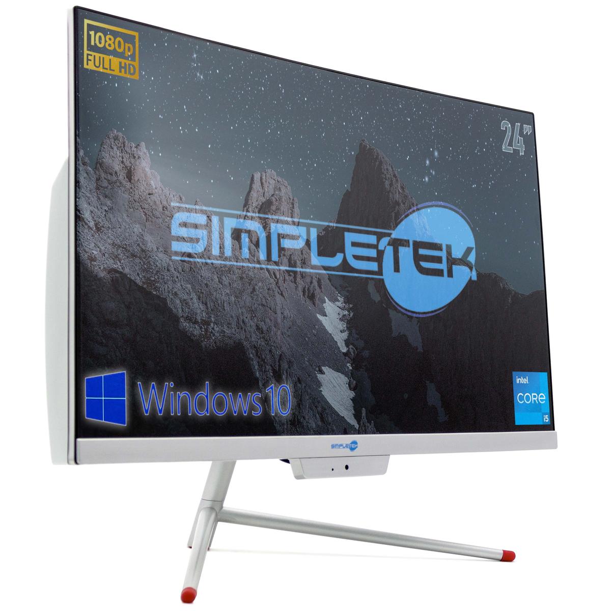Aio All IN One i5 24 " Full HD WIN10 RAM 16GB SSD 960GB PC Desktop Computer Bent - Picture 2 of 13