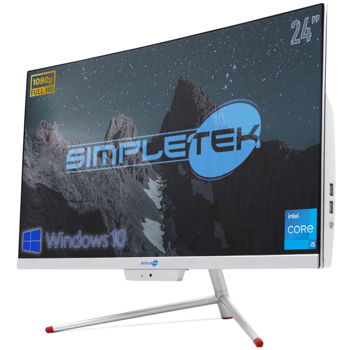 Aio All IN One i5 24 " Full HD WIN10 RAM 16GB SSD 960GB PC Desktop Computer Bent - Picture 4 of 13