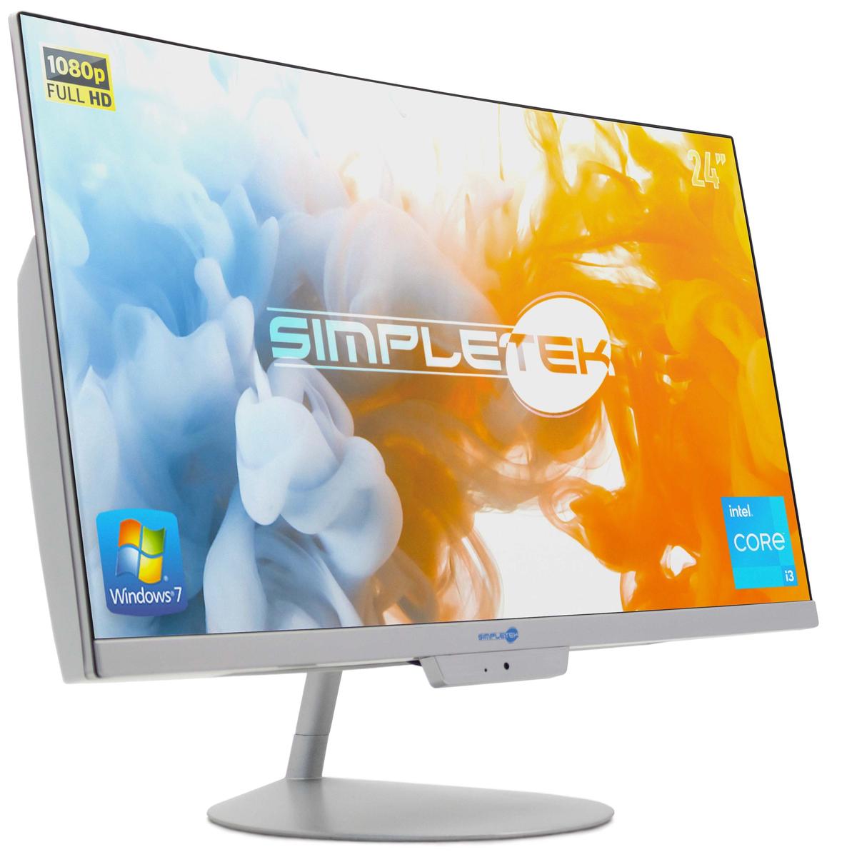 Aio Tout en Un i3 24 " Full HD Victoire 7 RAM 4GB SSD 120GB Ordinateur PC Fixes - Photo 3/11