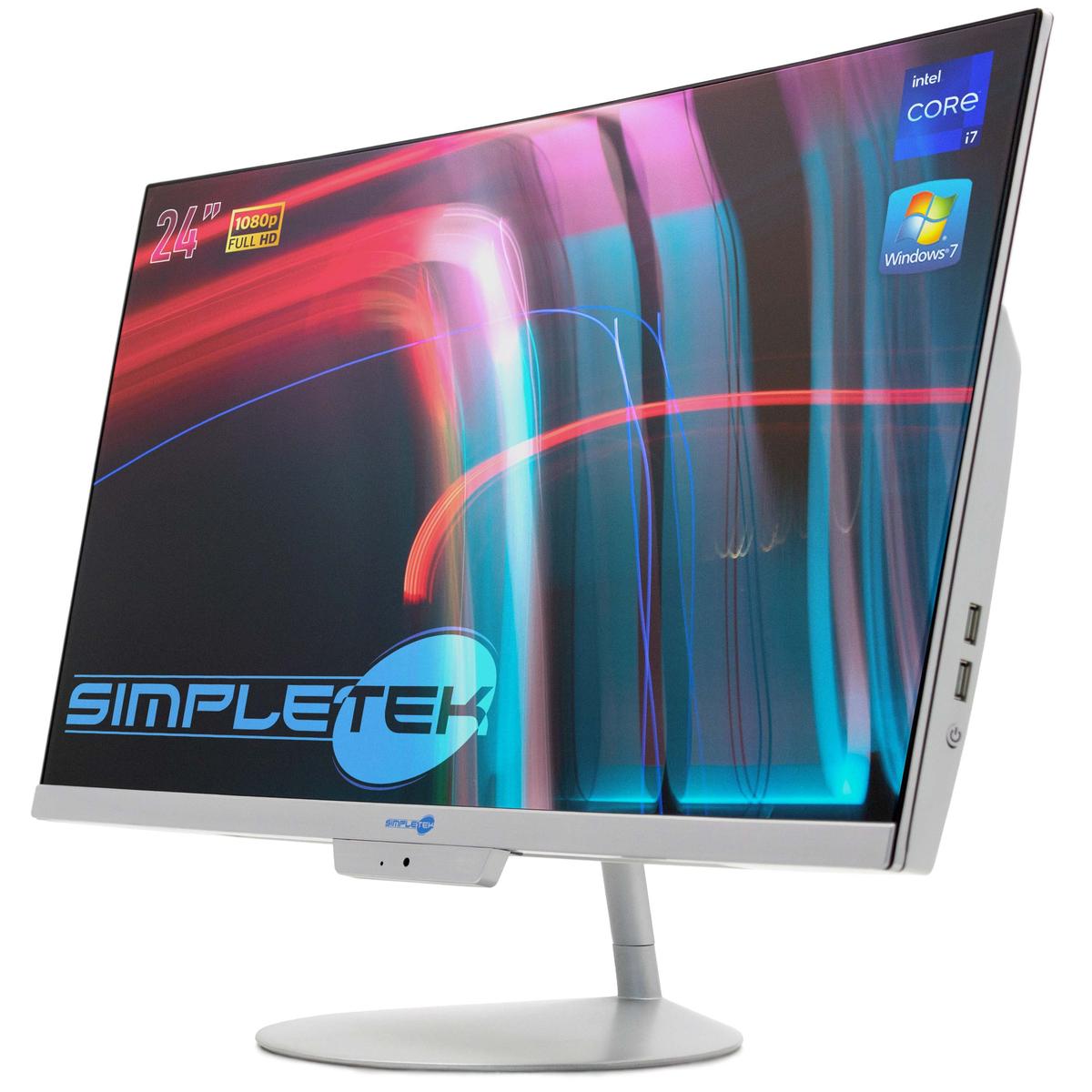 Aio Tout en Un i7 24 " Full HD Victoire 7 RAM 4GB SSD 120GB Ordinateur PC Fixes - Photo 2/11