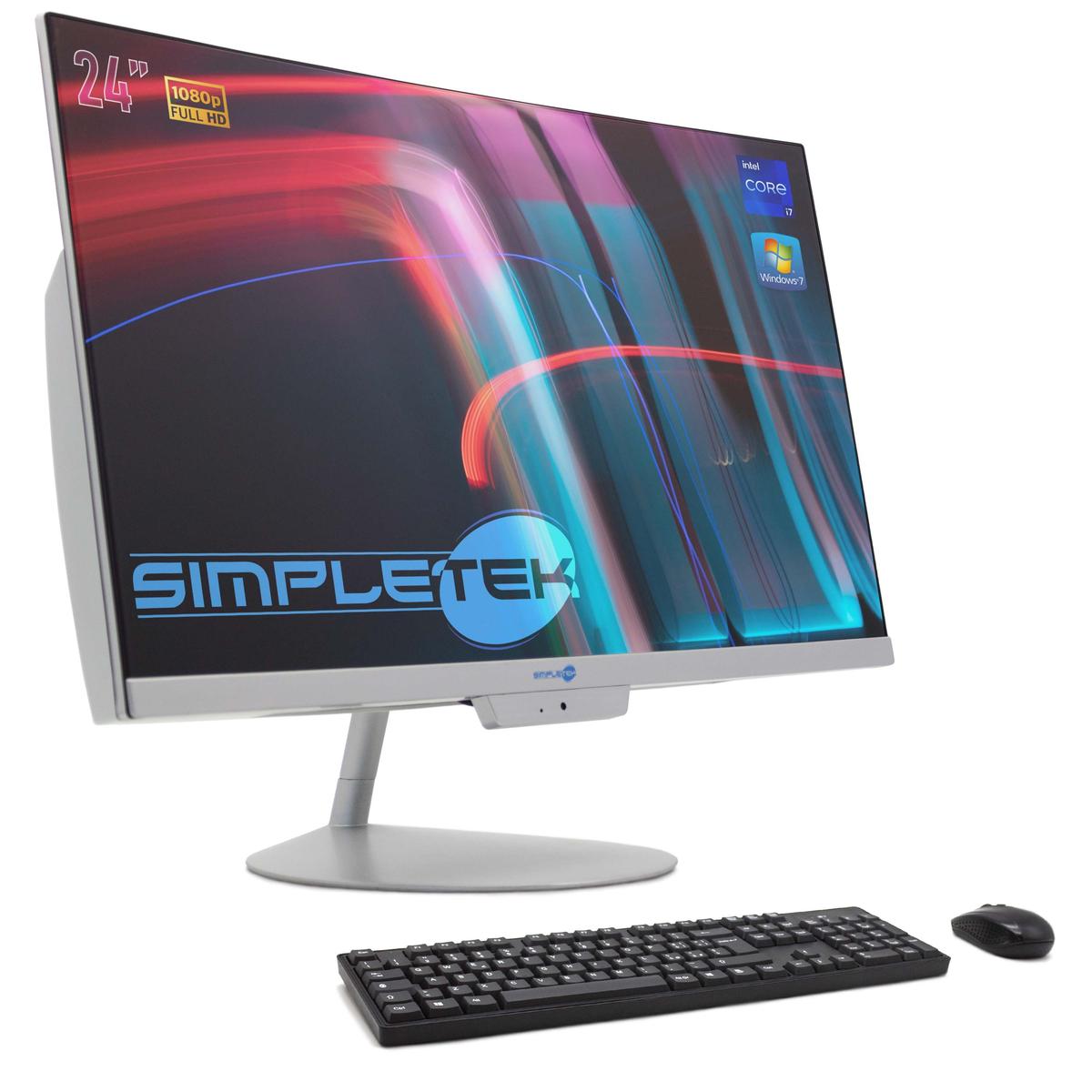 Aio Tout en Un i7 24 " Full HD Victoire 7 RAM 4GB SSD 120GB Ordinateur PC Fixes