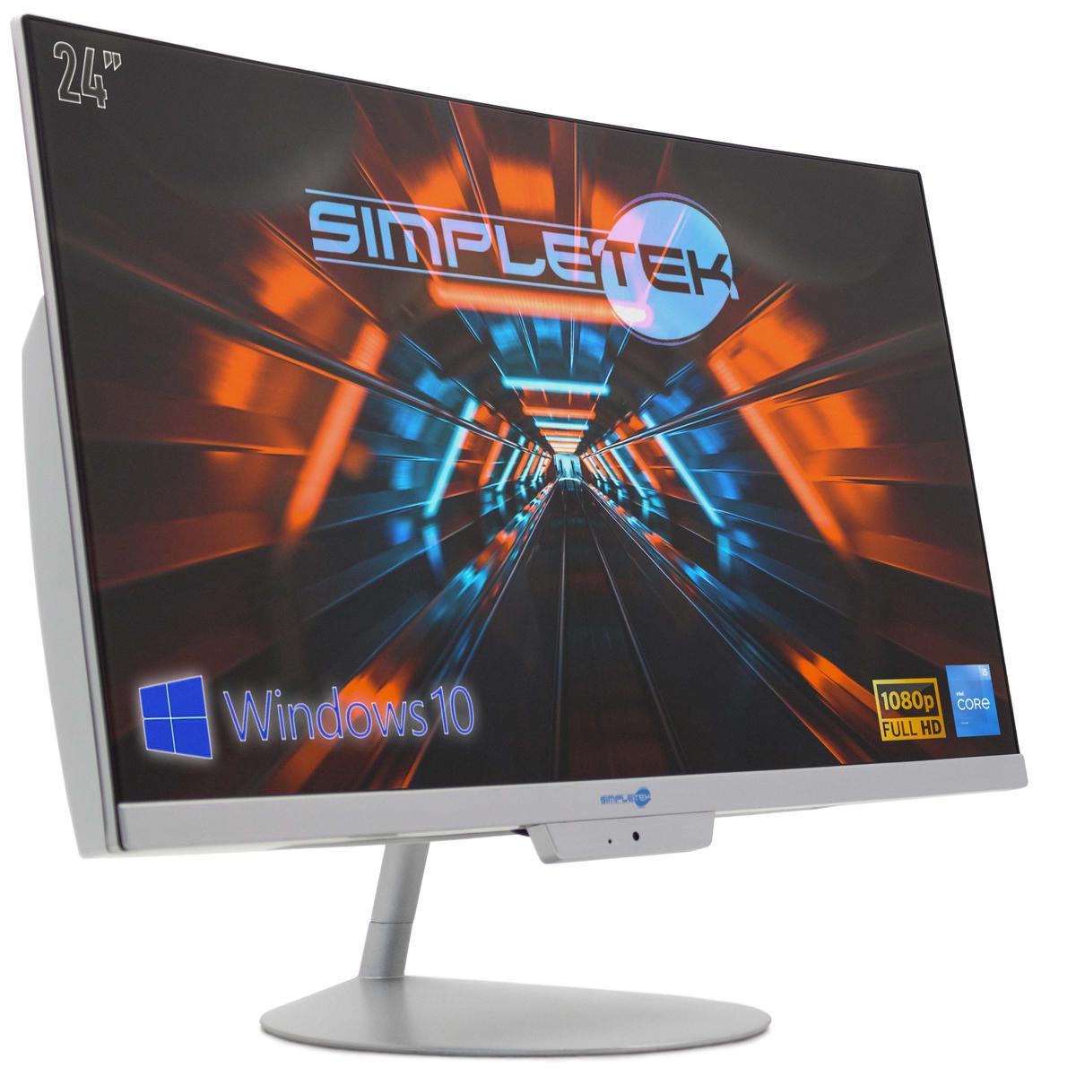 Aio All IN One i5 24 " Full HD Win 10 RAM 4GB SSD 120GB PC Desktop Computer Bend - Picture 2 of 11