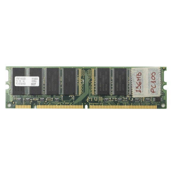 HYUNDAI HYM71V653201 PC100 SDRAM RAM PC100 100MHZ 256MB UDIMM PC COMPUTER FISSO DESKTOP