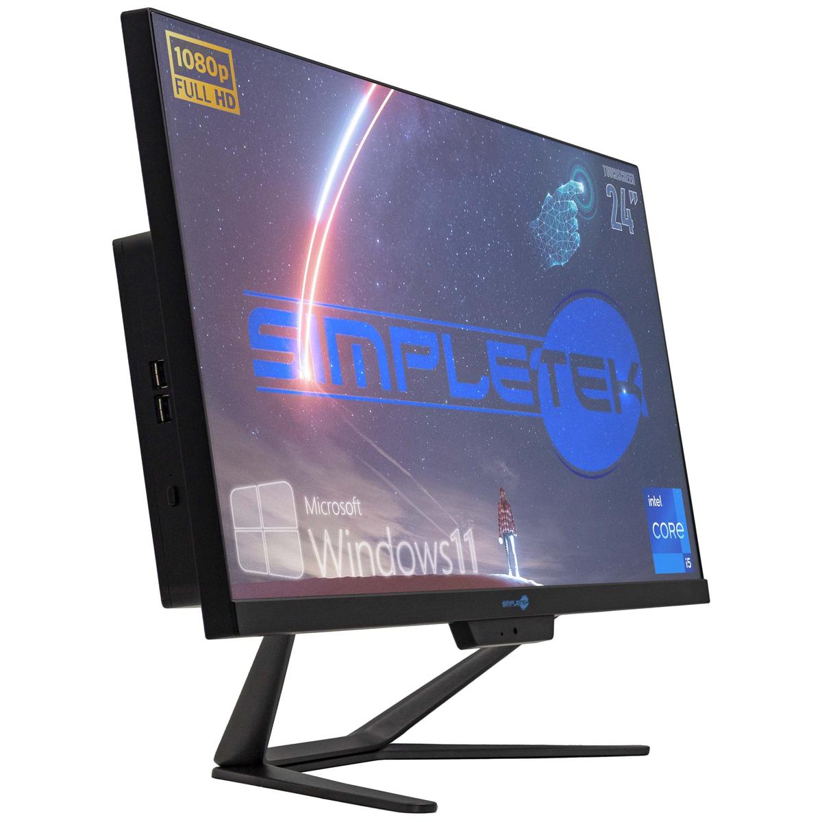 AIO ALL IN ONE TOUCH SCREEN i5 16GB 2TB 24" HD WIN11 PC COMPUTER TOUCHSCREEN - Foto 2 di 11