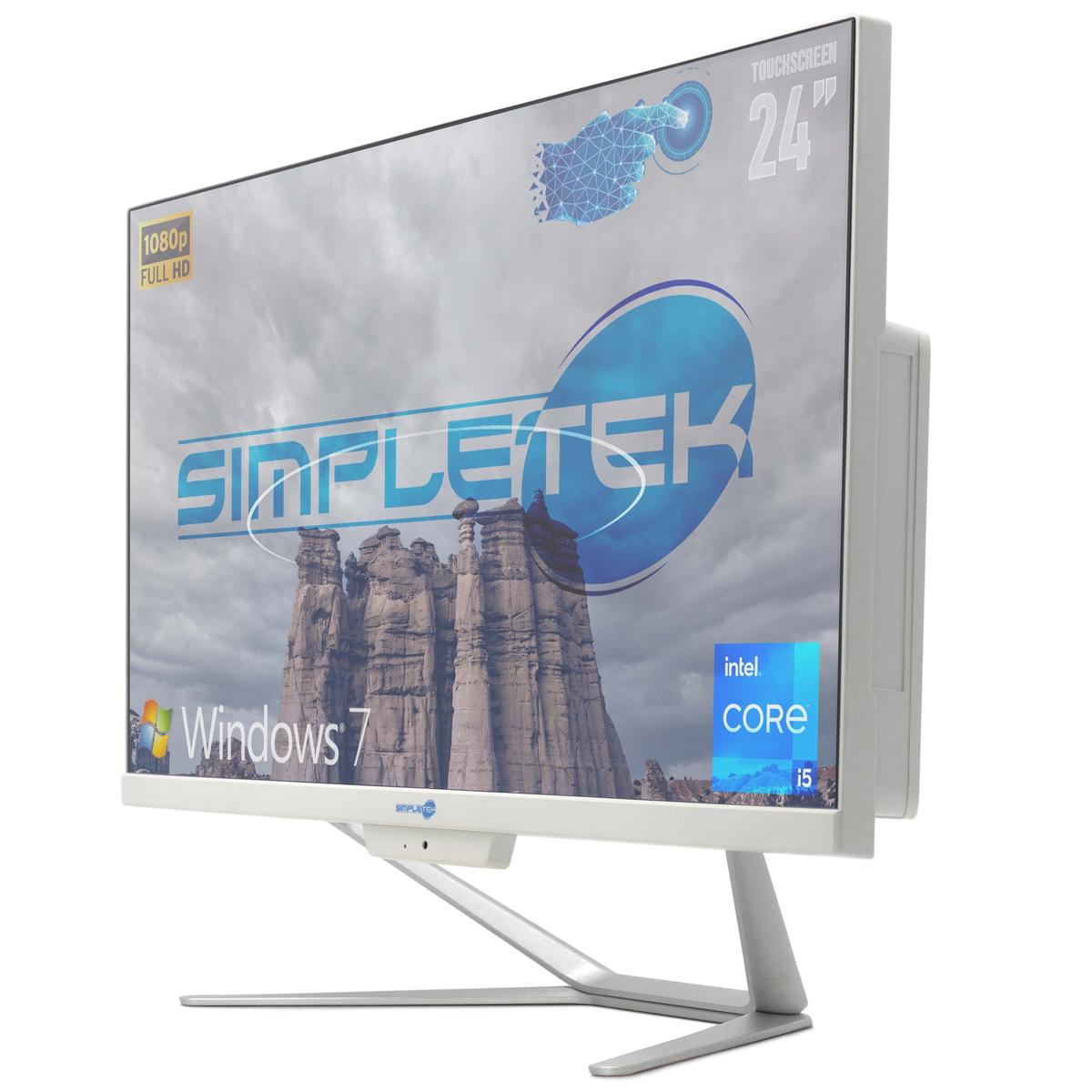 Aio Tout en Un Écran Tactile i5 16GB 480GB 24 " HD Win Baby 7 Ordinateur PC - Photo 4/11