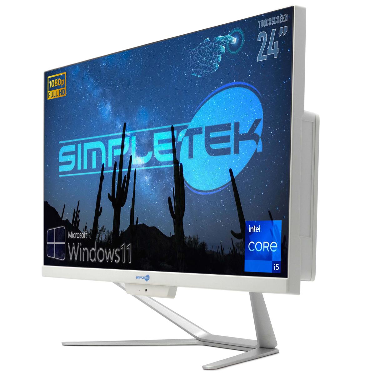 Aio All IN One Touch Screen i5 4GB 120GB 24 " HD Win 11 PC Computer Touchscreen - Picture 4 of 11