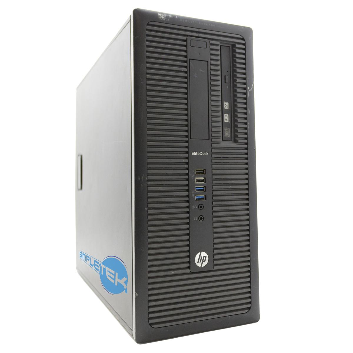 HP 800 G1 CORE I3 3.40GHZ 16GB 480GB WIN 11 Ordinateur De Bureau Tour RS232