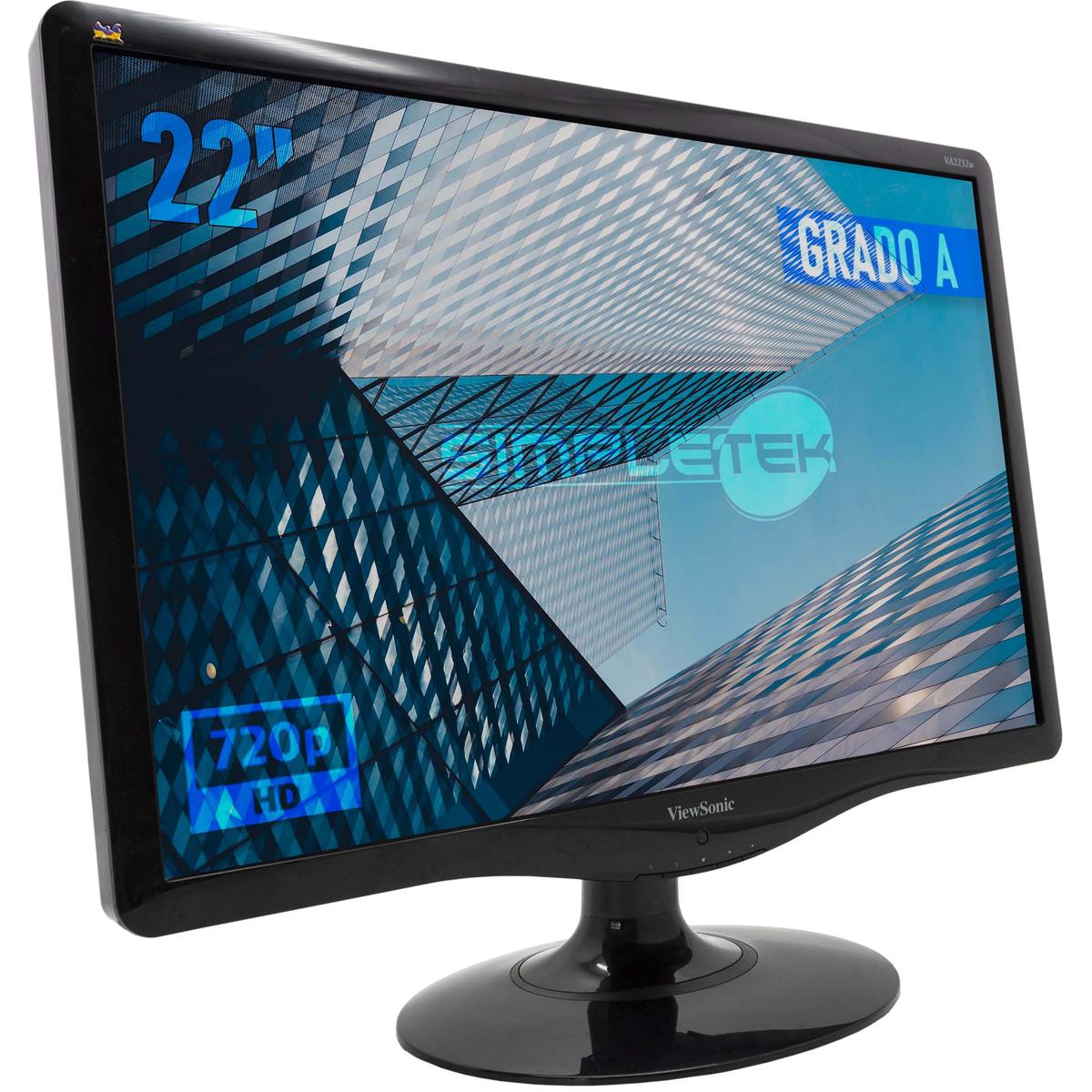 ViewSonic VA2232W Monitor 22" 16:9 Screen Display Panel LCD Computer VGA - Bild 3 von 5