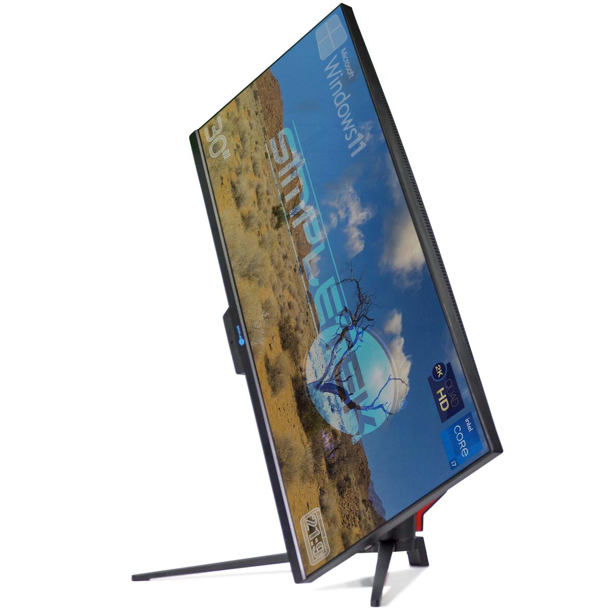 Aio All IN One i7 8GB 240GB 21:9 Ultra Wide 30 " 2K IPS Windows 11 PC Computer - Picture 5 of 15