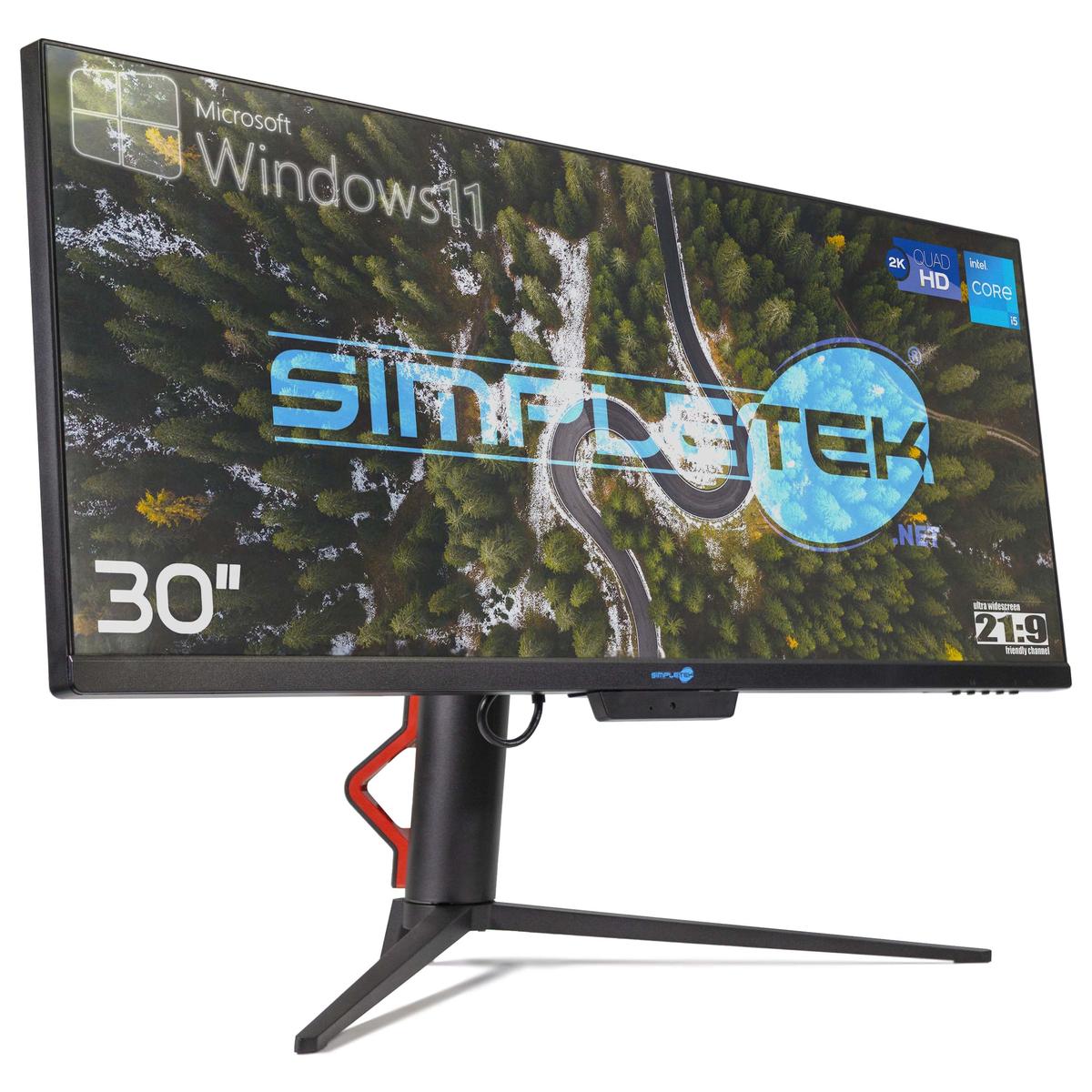 Aio All IN One i5 16GB 480GB 21:9 Ultrawide 30 " 2K IPS Windows 11 PC Computer - Picture 5 of 16