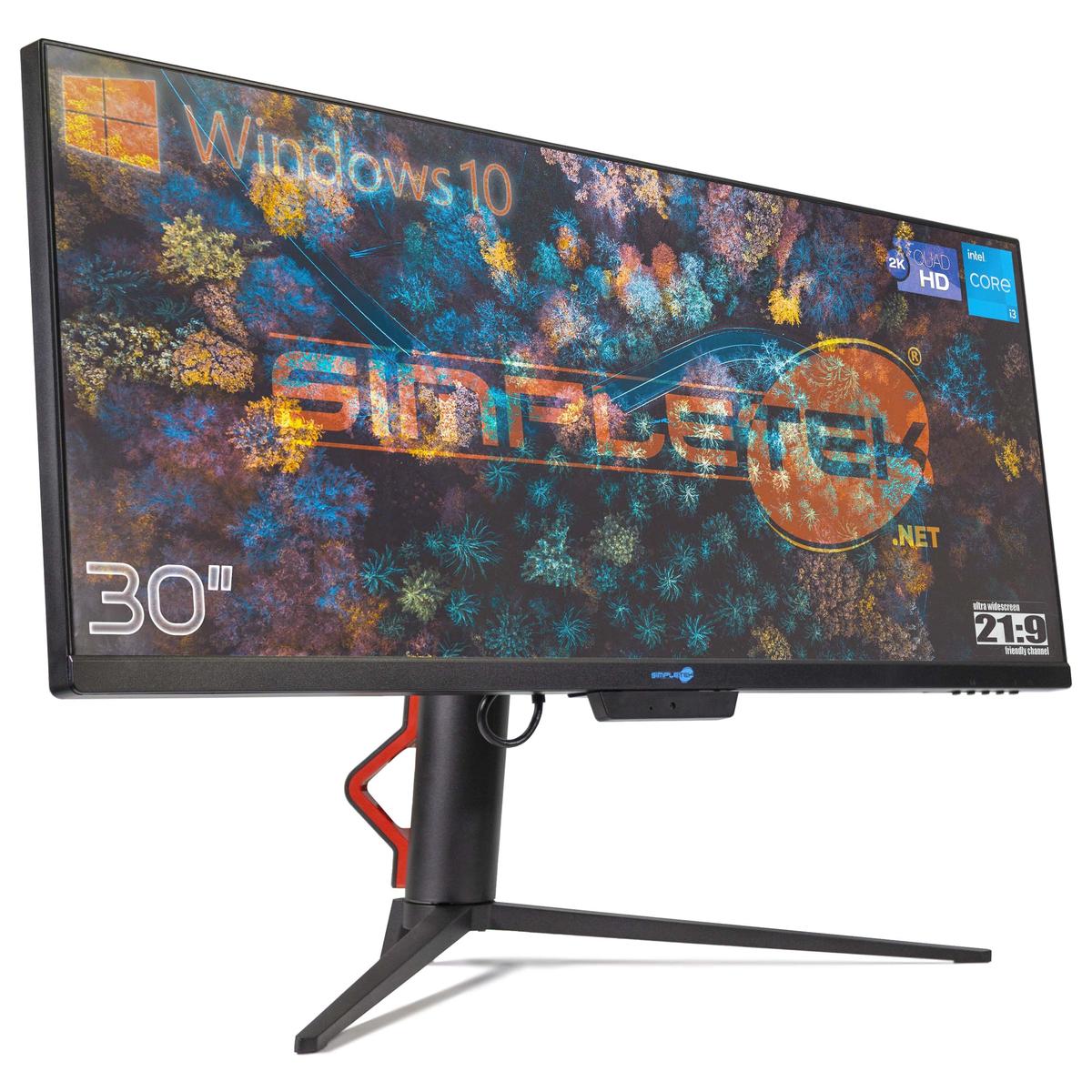 Aio All IN One i3 16GB 480GB 21:9 Ultrawide 30 " 2K IPS Windows 10 PC Computer - Picture 2 of 16