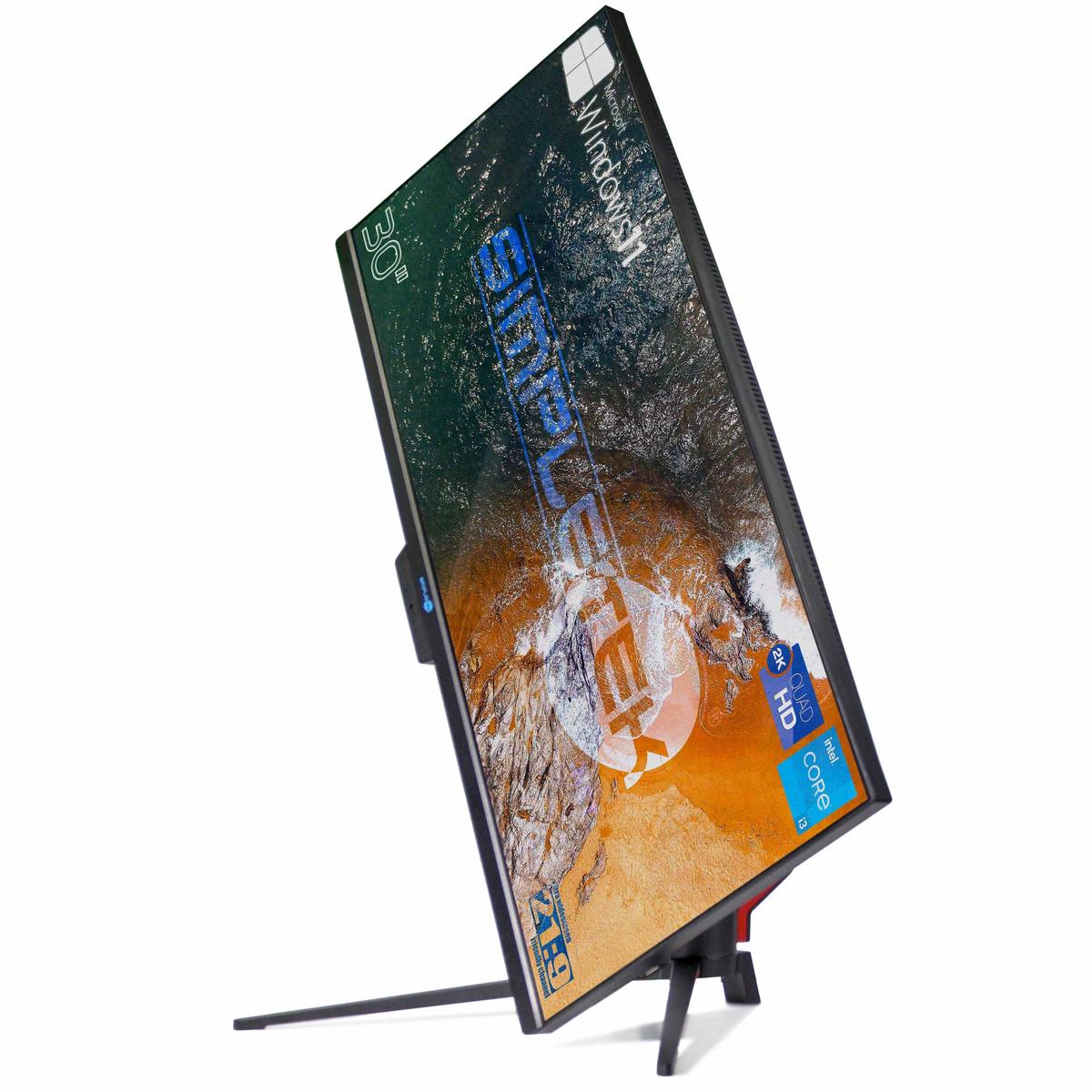 Aio All IN One i3 16GB 480GB 21:9 Ultrawide 30 " 2K IPS WIN11 PC Computer Wifi 6 - Picture 4 of 16